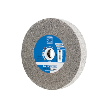 Pferd Unitized Wheel, 6Af, 6"x1"x1", 6 in Dia, 1 in W, 1 in Arbor Hole 48425